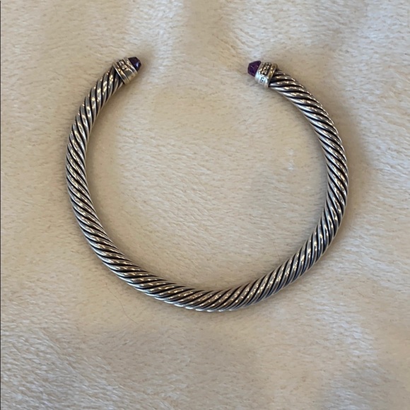 David Yurman Bracelet with Amethyst and Diamonds - Picture 2 of 4